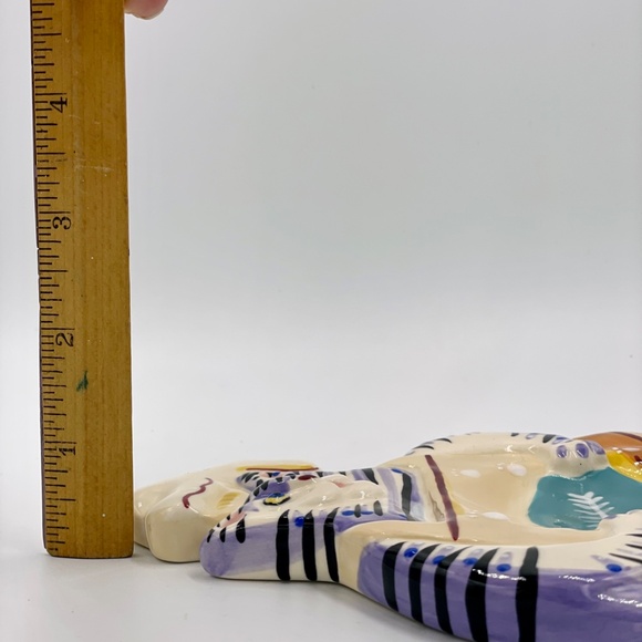 Vintage Dana Simson Cat Chef Spoon Rest – "Best Fishes" 2001 Ceramic 🐱 - Picture 7 of 7